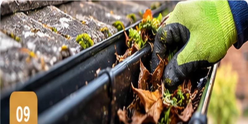 Example of roofing or property work: Gutter Cleaning